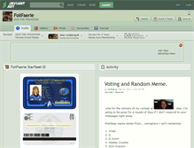 Tablet Screenshot of foilfaerie.deviantart.com