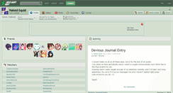 Desktop Screenshot of naked-squid.deviantart.com