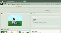 Desktop Screenshot of luncika.deviantart.com