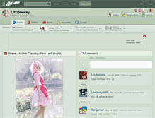 Tablet Screenshot of littlegeeky.deviantart.com