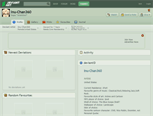 Tablet Screenshot of inu-chan360.deviantart.com