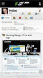Mobile Screenshot of indiqo.deviantart.com