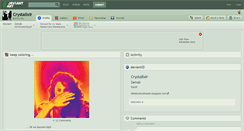 Desktop Screenshot of crystalixir.deviantart.com