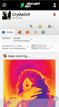 Mobile Screenshot of crystalixir.deviantart.com