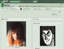Tablet Screenshot of benoza.deviantart.com