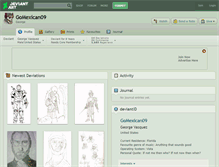 Tablet Screenshot of gomexican09.deviantart.com