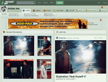 Tablet Screenshot of amberjoe.deviantart.com