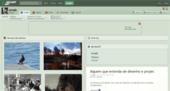 Desktop Screenshot of erzeb.deviantart.com