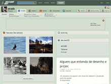 Tablet Screenshot of erzeb.deviantart.com