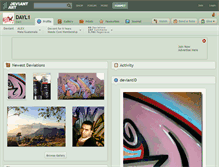Tablet Screenshot of dayl1.deviantart.com
