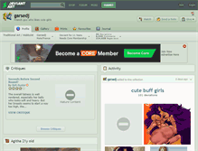 Tablet Screenshot of garsedj.deviantart.com