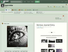 Tablet Screenshot of black-kittie.deviantart.com