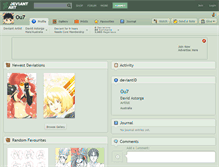 Tablet Screenshot of ou7.deviantart.com