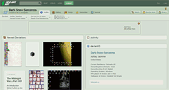 Desktop Screenshot of dark-snow-sorceress.deviantart.com