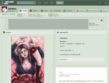 Tablet Screenshot of baratsu.deviantart.com