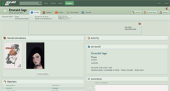 Desktop Screenshot of emerald-sage.deviantart.com