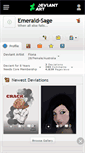 Mobile Screenshot of emerald-sage.deviantart.com