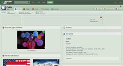 Desktop Screenshot of cubiz.deviantart.com