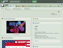 Tablet Screenshot of cubiz.deviantart.com