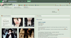 Desktop Screenshot of gabbi-wrong90.deviantart.com