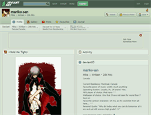 Tablet Screenshot of mariko-san.deviantart.com
