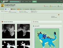 Tablet Screenshot of creativechica39.deviantart.com