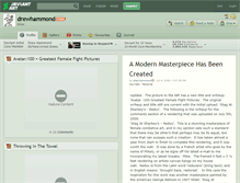 Tablet Screenshot of drewhammond.deviantart.com