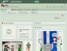 Tablet Screenshot of jcbm.deviantart.com