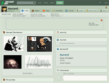Tablet Screenshot of maxram0.deviantart.com