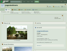 Tablet Screenshot of exagerateddreams.deviantart.com