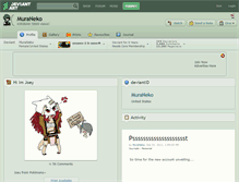 Tablet Screenshot of muraneko.deviantart.com