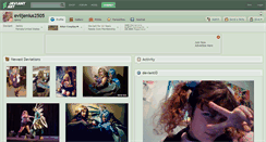 Desktop Screenshot of eviljenius2505.deviantart.com