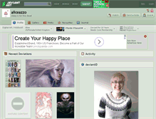 Tablet Screenshot of aliceazzo.deviantart.com