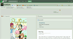 Desktop Screenshot of ericadivine.deviantart.com