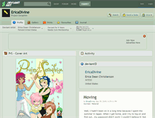 Tablet Screenshot of ericadivine.deviantart.com