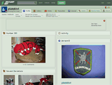 Tablet Screenshot of plutokiwi.deviantart.com