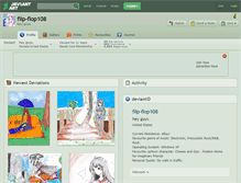 Tablet Screenshot of filp-flop108.deviantart.com