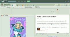 Desktop Screenshot of kyo-kyo123.deviantart.com