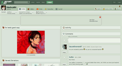 Desktop Screenshot of blackcatkt.deviantart.com