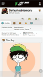 Mobile Screenshot of defaultedmemory.deviantart.com