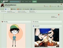 Tablet Screenshot of defaultedmemory.deviantart.com