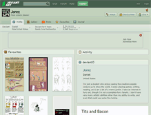 Tablet Screenshot of jorez.deviantart.com
