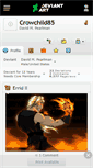 Mobile Screenshot of crowchild85.deviantart.com