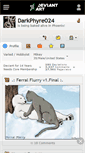 Mobile Screenshot of darkphyre024.deviantart.com