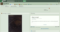 Desktop Screenshot of fire-start-er.deviantart.com