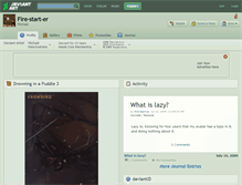 Tablet Screenshot of fire-start-er.deviantart.com