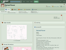 Tablet Screenshot of eternal-flower.deviantart.com