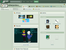 Tablet Screenshot of mspaintartists.deviantart.com