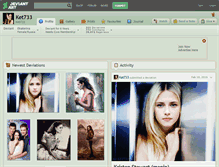 Tablet Screenshot of ket733.deviantart.com