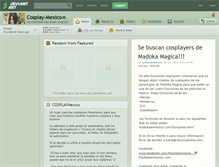 Tablet Screenshot of cosplay-mexico.deviantart.com